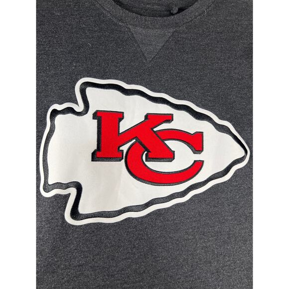 Antigua, NFL Kansas City Chiefs Gray L/S Light Performance Sweater, Size L - Picture 5 of 8